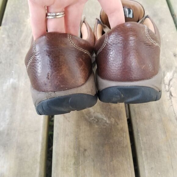 Keen Presidio Brown Leather Cascade/Shitake Casual Lace Up Shoes Woman's 9.5 - Picture 5 of 7